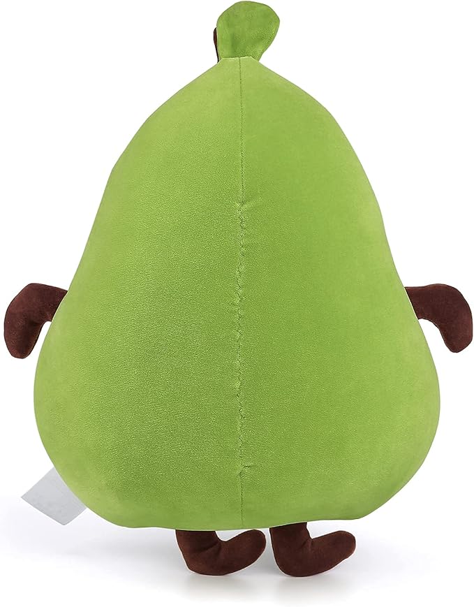 Niuniu Daddy 17.3" Avocado Stuffed Animal Pillow Large Squishy Plush Toys Soft Kawaii Food Shaped Baby Stuff Cuddle Toy Adorable Fruit Hugging Pillow for Kids