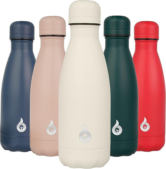 BJPKPK Water Bottles Insulated 12oz Stainless Steel Water Bottle,Angel White