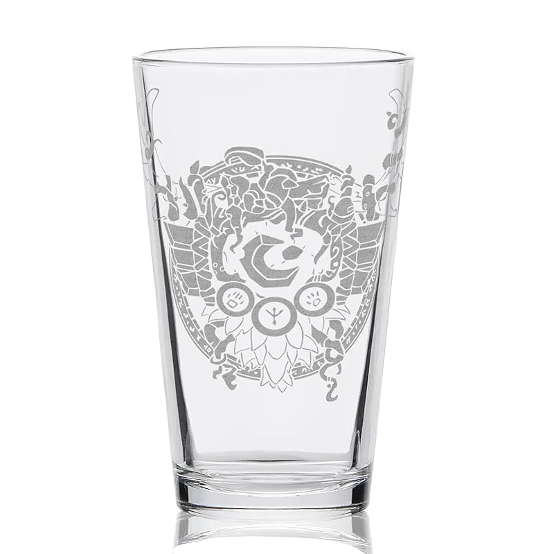 DRUID WARCRAFT Engraved Pint Glass | Inspired by Warcraft | Great Gamer Gift Idea!