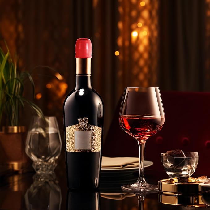 Reusable Wine Bottle Stopper, 8pcs Sparkling Wine Stoppers for Wine Bottles Silicone Wine Bottle Caps, Reusable and Unbreakable Sealer Covers for Keeping Wine Champagne Fresh