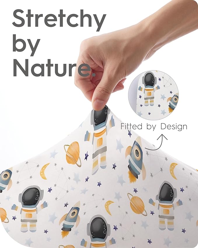 Bassinet Sheets for Baby Boy Girl, TotBasic Buttery Soft Universal Bassinet Fitted Sheet, Compatible with Halo, Mika Micky, Baby Delight, Dream On Me, Maxi COSI & More Bassinet Mattress