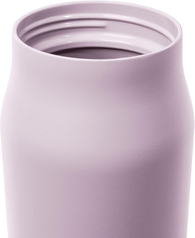 Simple Modern Water Bottle with Push Button Straw Lid | Ceramic-Lined Insulated Stainless Steel | Travel Water Bottles for Gym & Sports | Leak Proof | Mesa Signature Collection | 34oz, Lavender Mist