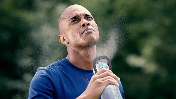 Misting Water Bottle 20 oz Dinosaur Sports Water Bottle for Kids School Gifts for Boys Girls Insulated Spray Mist and Sip Water Bottles
