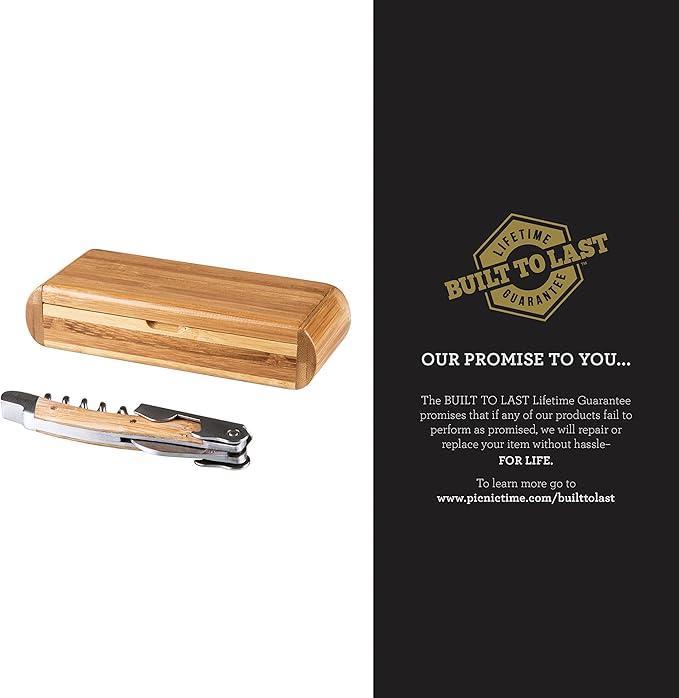 NFL Denver Broncos Elan Engraved Tool Set, One Size, Bamboo