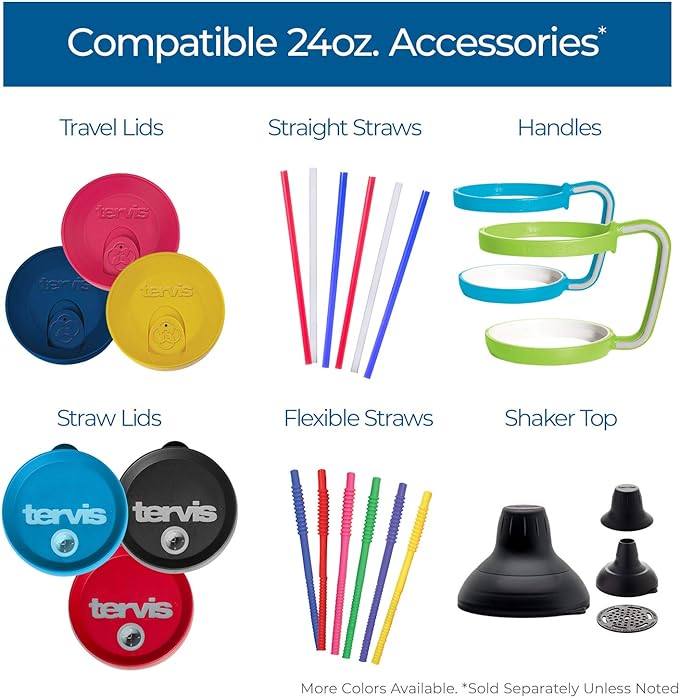 Tervis Travel Lid Made in USA Double Walled Insulated Tumbler Travel Cup Keeps Drinks Cold & Hot, Fits 24oz Tumblers & 16oz Mugs, Citrus Sunrise