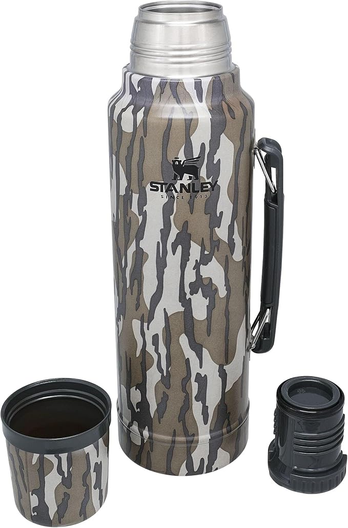 Stanley Classic Vacuum Insulated Wide Mouth Bottle -BPA-Free 18/8 Stainless Steel Thermos for Cold & Hot Beverages