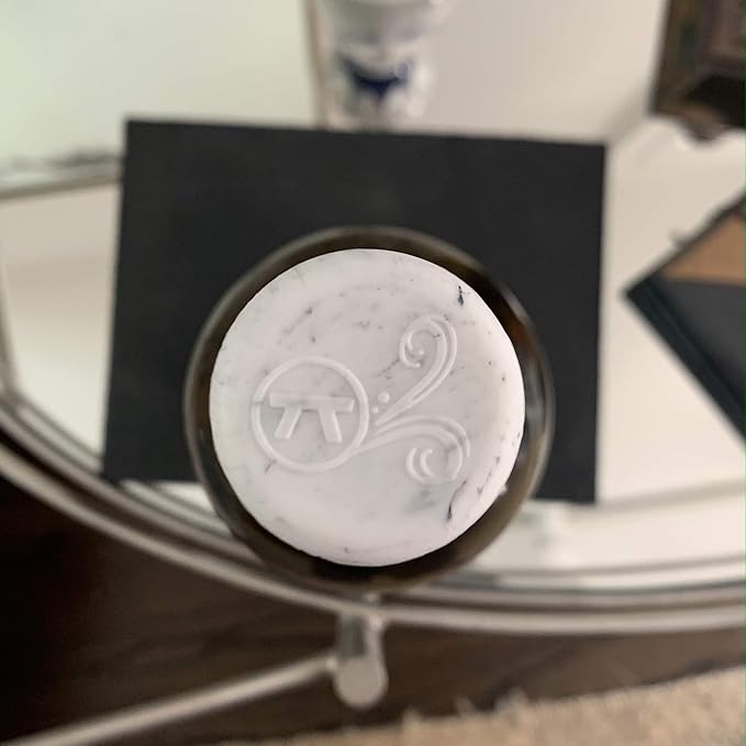 Outset B320 Silicone Wine Bottle Stoppers, White Marble, Small