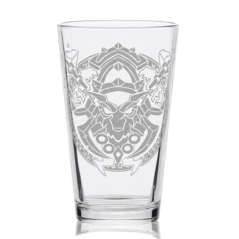 SHAMAN WARCRAFT Engraved Pint Glass | Inspired by Warcraft | Great Gamer Gift Idea!