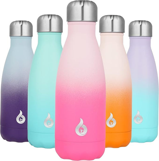BJPKPK 12oz Water Bottles Stainless Steel Insulated Water Bottle Keep Cold And Hot Dishwasher Safe,Cherry Blossom