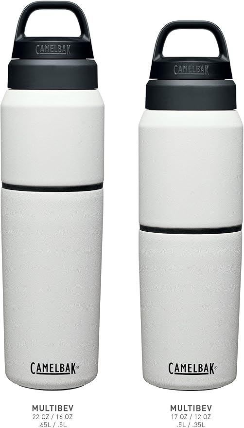 CamelBak MultiBev Water Bottle & Travel Cup – Insulated Stainless Steel