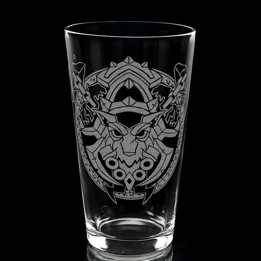 SHAMAN WARCRAFT Engraved Pint Glass | Inspired by Warcraft | Great Gamer Gift Idea!