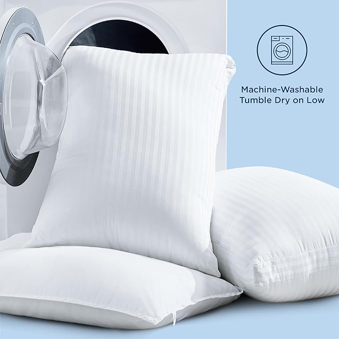 Bedsure Pillows Set of 2 - Fluffy & Soft Adjustable Layer Queen Pillows with Cotton Cover, Luxury Bed Pillows for Sleeping, Firm Pillows for Side, Back, Stomach Sleepers (2, Queen)