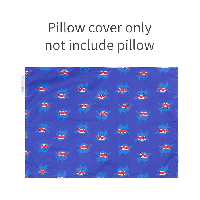 ALVABABY Toddler Pillowcases Fits 13 x 18 or 12x 16 Kids Pillow Cover Cotton Baby 2pcs Envelope Kids Pillowcases for Boys Girls Sleeping and Travel 2TPW27