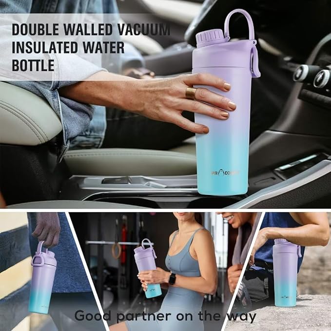 Stainless Steel Shaker Bottle for Protein Mixes,Shaker Cups for Protein Shakes,Ice Shaker Bottle with Storage 28 Ounce