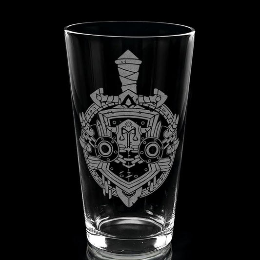 WARRIOR WARCRAFT Engraved Pint Glass | Inspired by Warcraft | Great Gift Idea
