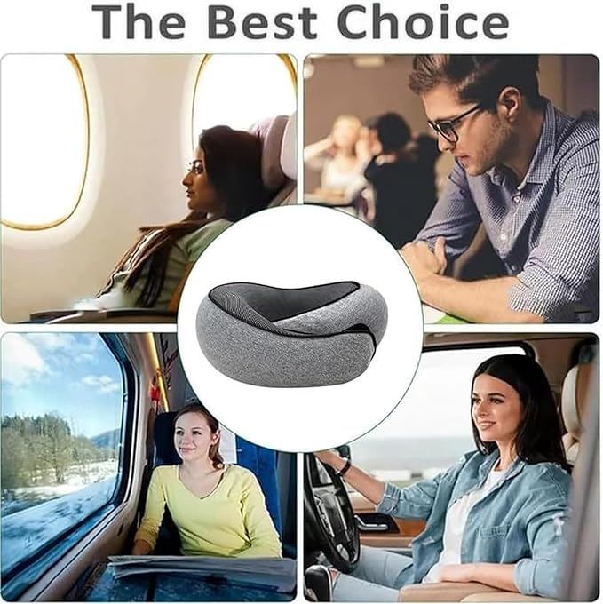 Travel Pillows for Airplanes,2024 New Travel Pillow,Travel Neck Pillow Neck Pillow Airplane Memory Foam Travel Pillow Neck Pillow for Traveling Suitable for Airplanes,Offices and Cars (Pink)