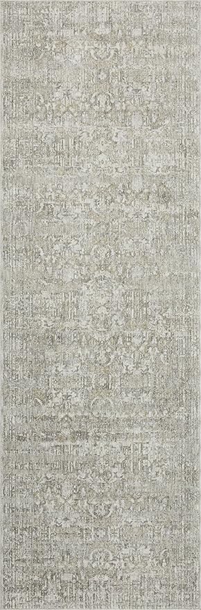 Loloi Amber Lewis Honora Collection HON-04 Grey/Beige 5'-3" x 7'-9" Area Rug