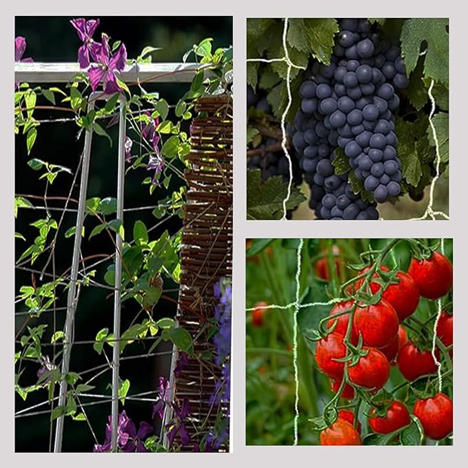 Rope Net Kids Safety Rope Netting Stairs Balcony Fence Safety Net Child Railing Playground Protection Rope Netting Indoor and Outdoor Decor Net White (4mm,3X6m)