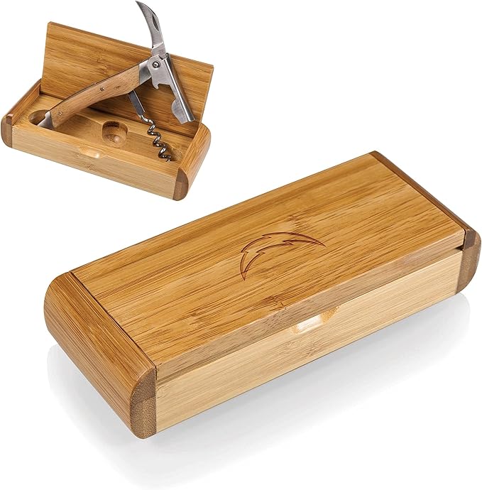 NFL Kansas City Chiefs Elan Engraved Tool Set, One Size, Bamboo