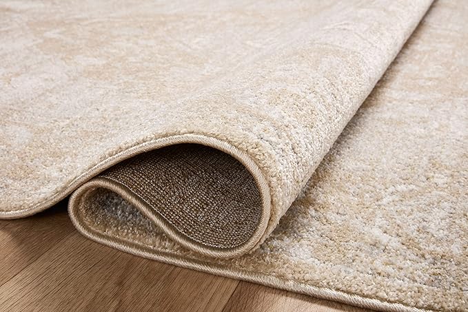 Loloi II Odette Beige/Silver 6'-7" x 9'-6" Area Rug