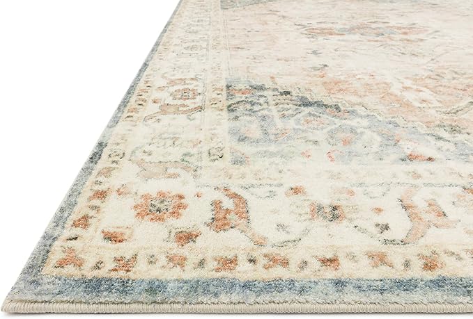Loloi II Rosette Clay/Ivory 5'-0" x 7'-6" Area Rug