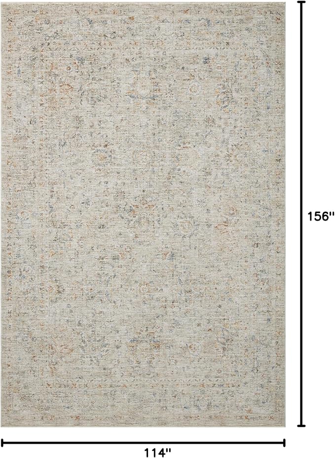 Loloi Amber Lewis Honora Collection HON-05 Bone/Multi 9'-6" x 13' Area Rug