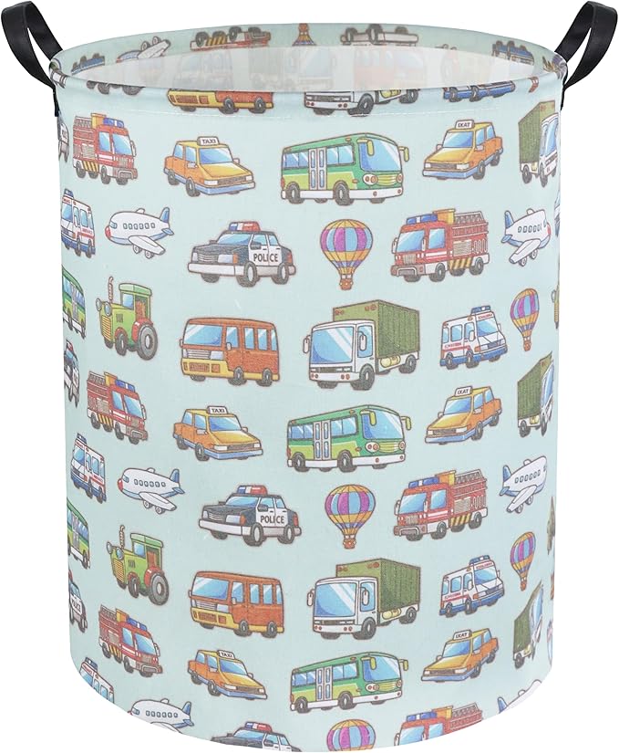 Car Kids Laundry Basket Kids Hamper Car Toy Storage Bin for Boys Room Decor Nursery Hamper Gift Baskets for Bedroom Bathroom(Car)