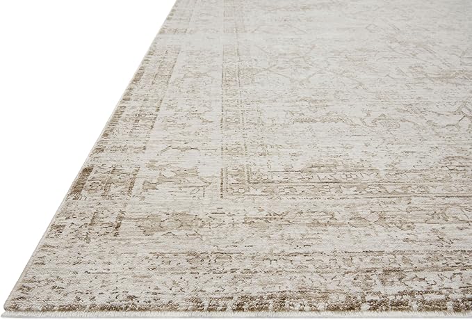 Loloi Amber Lewis Honora Collection HON-01 Ivory/Natural 2'-0" x 3'-4" Accent Rug