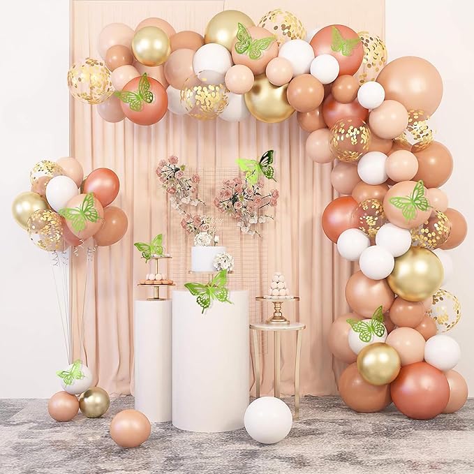 48Pcs 3D Butterfly Wall Decor 3 Sizes 3 Styles, Butterfly Decorations Party Birthday Cake Decoration, Removable Butterfly Wall Stickers for Kids Nursery Wedding Bedroom Room Decor (Green)