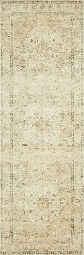 Loloi II Rosette Sand/Ivory 2'-6" x 9'-9" Runner Rug