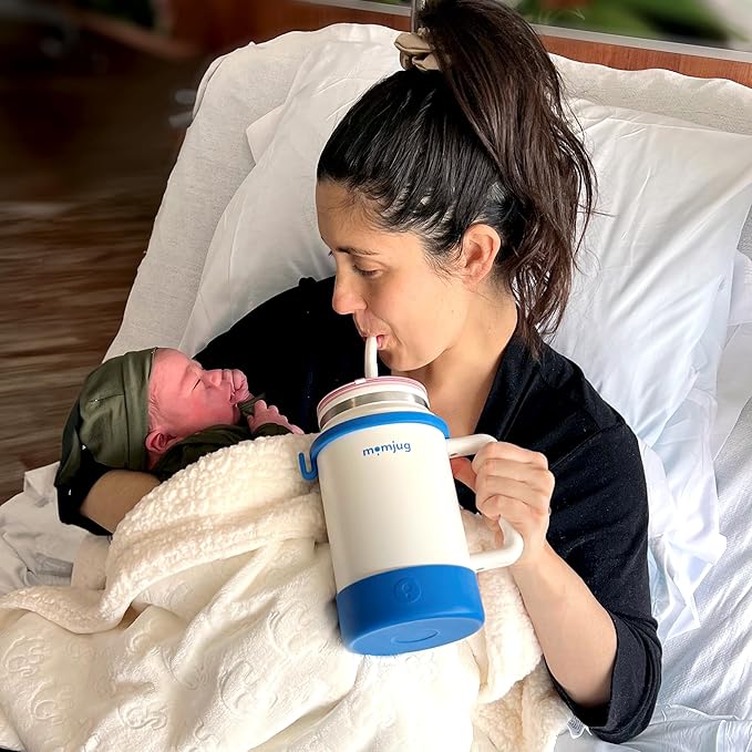 the original water bottle for moms (white)