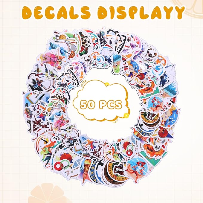30 Pcs Ice Cream Buckets with Lids and Handles Drink Rum Buckets for Parties Cocktails Reusable Clear Plastic Food Containers with 50 Pcs Sports Stickers