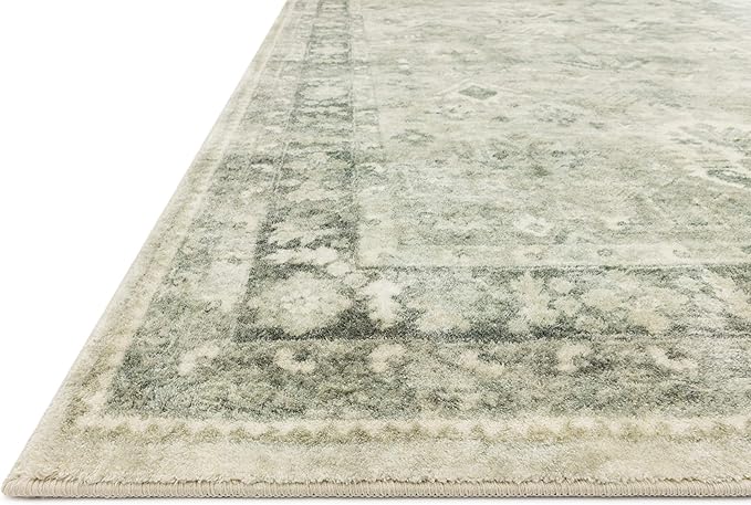Loloi II Rosette Steel/Graphite 7'-6" x 9'-6" Area Rug