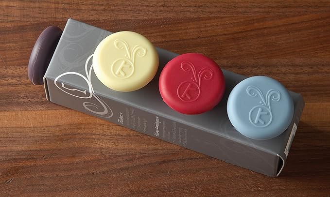 Outset B229 Silicone Wine Bottle Stoppers, Set of 4, Assorted