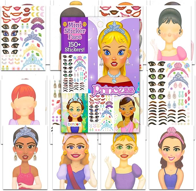 Disney Water Bottles for Girls- 3 Pc Disney School Supplies Bundle with Disney Drinking Bottles Featuring Disney Princesses, Frozen, Minnie Mouse Plus Sticker Activity Book, More