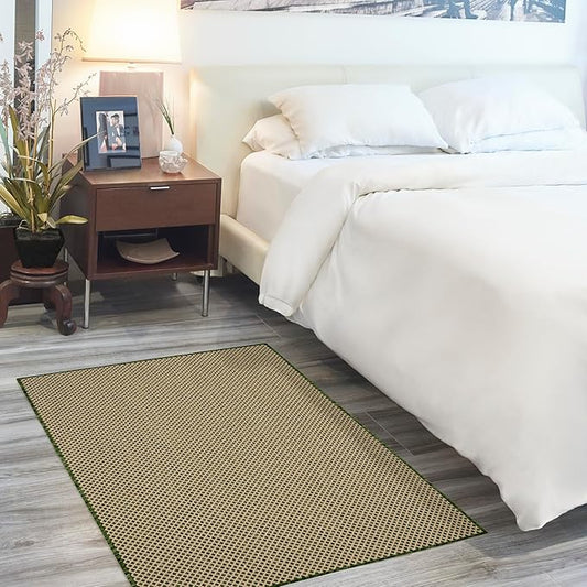 Nourison Courtyard 2' x 3' Green Fabric Area Rug