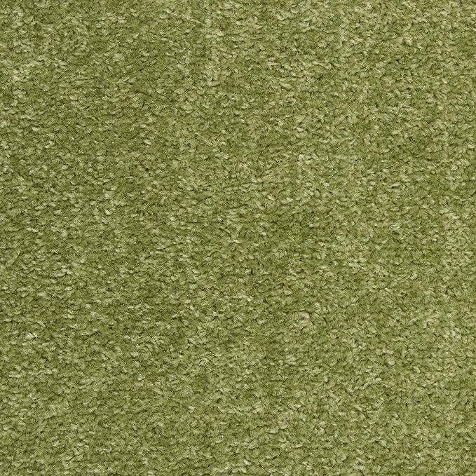 Nourison Essentials Indoor/Outdoor Green 7' x Square Area Rug, Easy Cleaning, Non Shedding, Bed Room, Living Room, Dining Room, Backyard, Deck, Patio (7 Square)