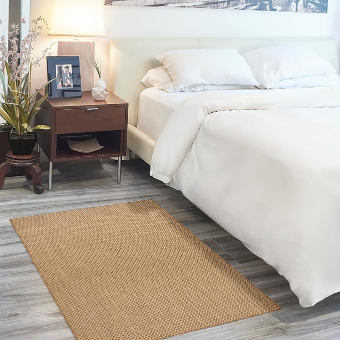 Nourison Courtyard 3' x 5' Jute Fabric Area Rug