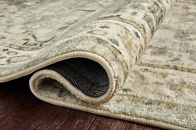 Loloi II Rosette Sage/Beige 2'-6" x 9'-9" Runner Rug