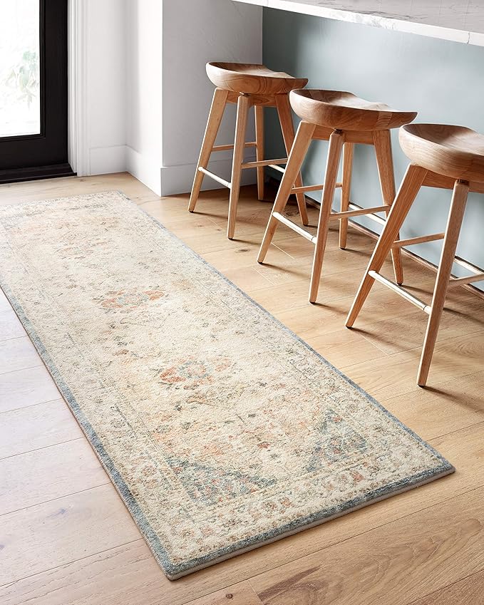 Loloi II Rosette Clay/Ivory 5'-0" x 7'-6" Area Rug