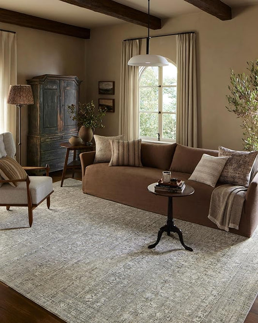 Loloi Amber Lewis Honora Collection HON-04 Grey/Beige 2'-0" x 3'-4" Accent Rug