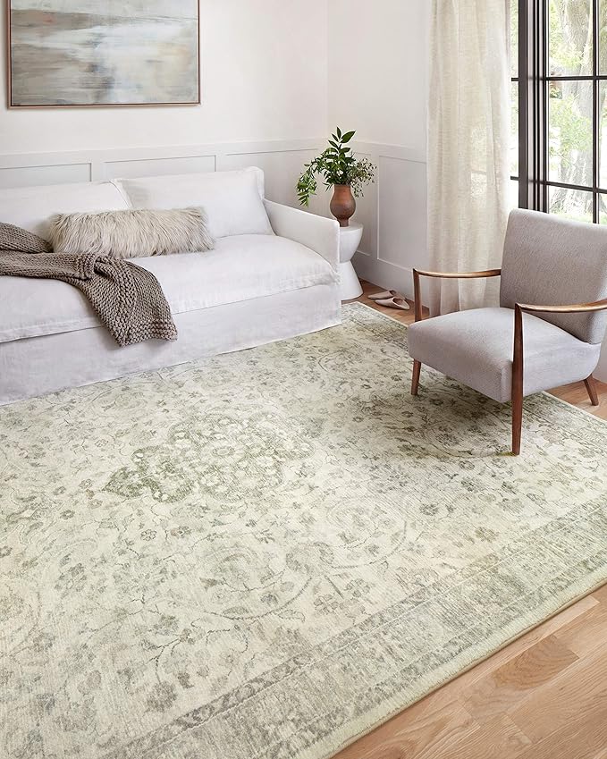 Loloi II Rosette Ivory/Silver 2'-2" x 3'-8" Accent Rug