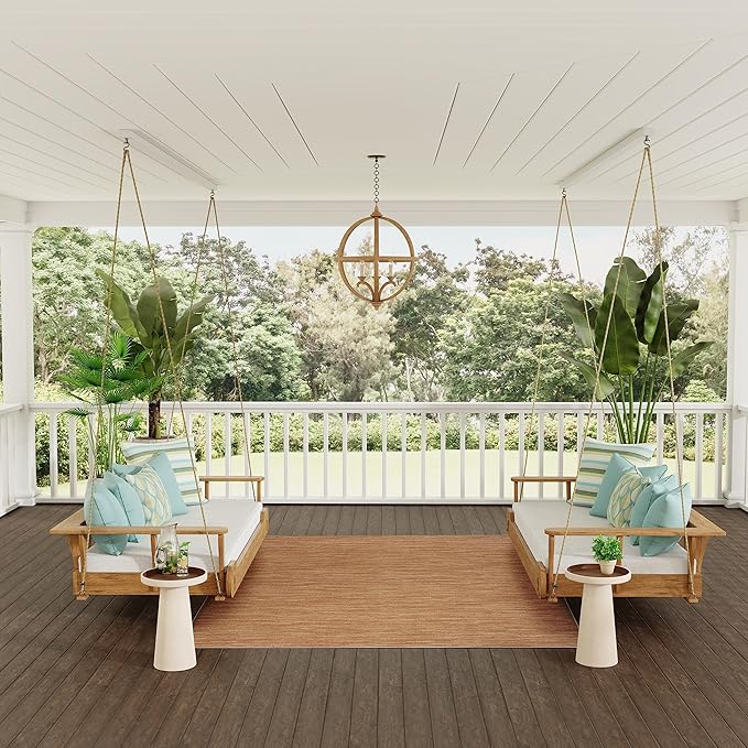 Nourison Essentials Indoor/Outdoor Rust 7' x 10' Area Rug, Easy Cleaning, Non Shedding, Bed Room, Living Room, Dining Room, Backyard, Deck, Patio (7x10)