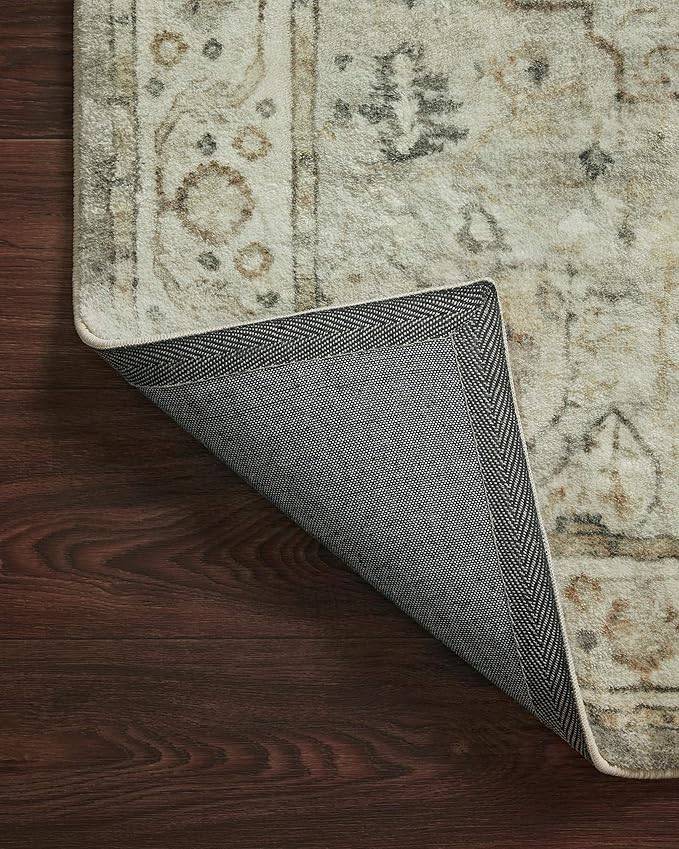 Loloi II Rosette Sage/Beige 2'-6" x 9'-9" Runner Rug