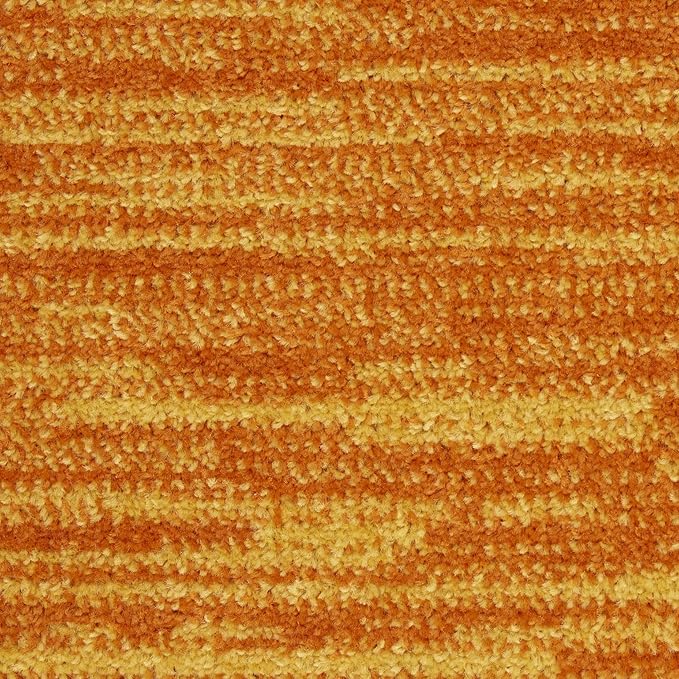 Nourison Essentials Indoor/Outdoor Sunburst 2' x 6' Area Rug, Easy Cleaning, Non Shedding, Bed Room, Living Room, Dining Room, Backyard, Deck, Patio (2x6)