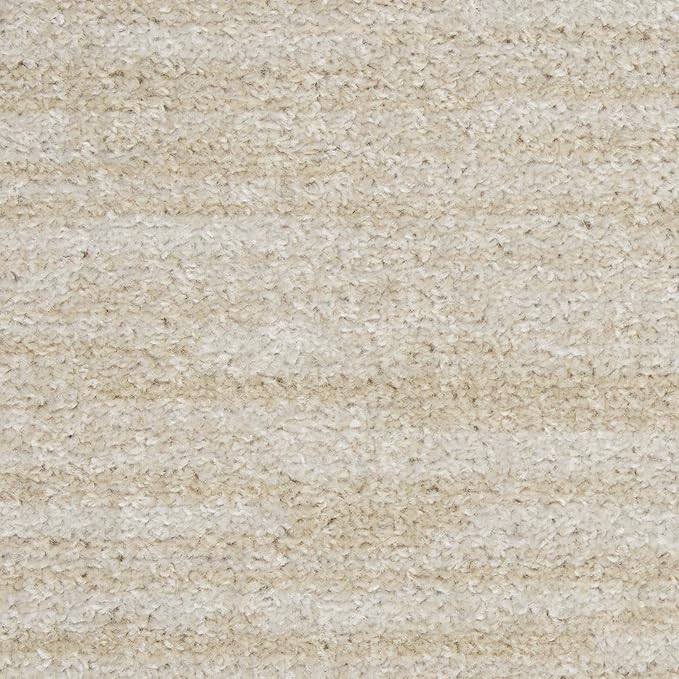 Nourison Essentials Indoor/Outdoor Ivory Beige 2'2" x 20 Area Rug, Easy Cleaning, Non Shedding, Bed Room, Living Room, Dining Room, Backyard, Deck, Patio (2x20)