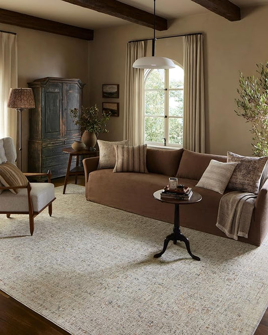 Loloi Amber Lewis Honora Collection HON-05 Bone/Multi 11'-6" x 15'-6" Area Rug