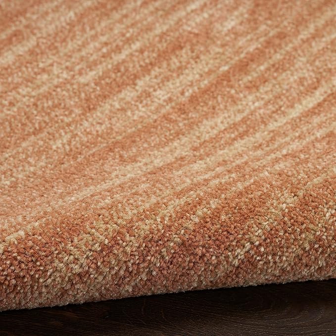 Nourison Essentials Indoor/Outdoor Rust 10' x 14' Area Rug, Easy Cleaning, Non Shedding, Bed Room, Living Room, Dining Room, Backyard, Deck, Patio (10x14)