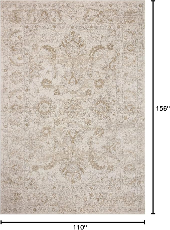 Loloi II Odette Ivory/Beige 9'-2" x 13' Area Rug
