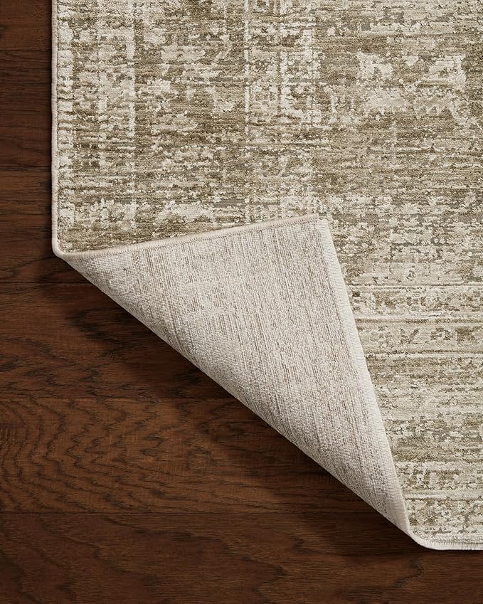 Loloi Amber Lewis Honora Collection HON-01 Khaki/Beige 5'-3" x 7'-9" Area Rug